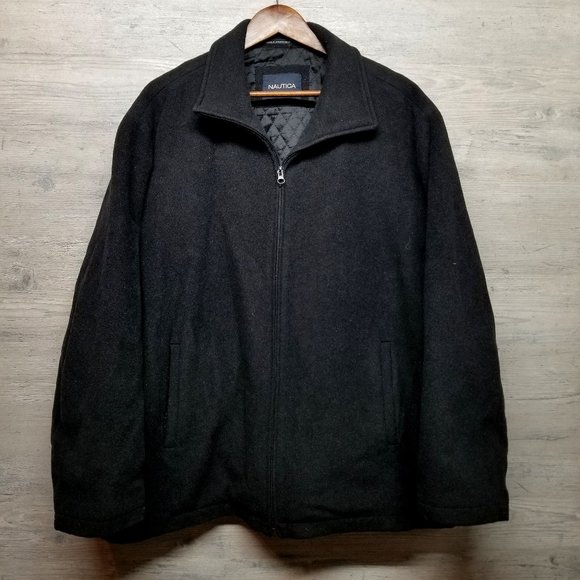 black sheep wool driving coat